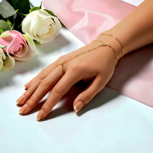 Medical-grade stainless steel triangle zircon hand chain bracelet – Misk Shop