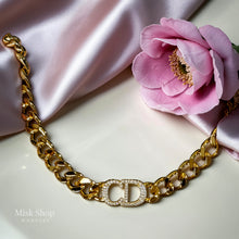 21K Gold Plated Letter Chain Bracelet – Elegant Statement Jewelry