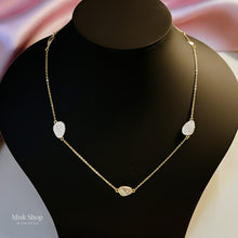 European Inspired Zircon Necklace Set