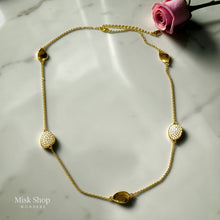 European Inspired Zircon Necklace Set