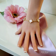 Van Cleef Inspired Double-Face Bracelet – Adjustable Size