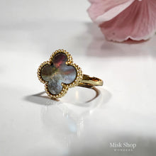 Van Cleef Inspired Ring – Natural Mother of Pearl (Free Size)