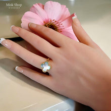 Van Cleef Inspired Ring – Natural Mother of Pearl (Free Size)