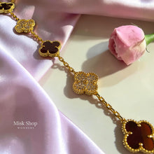 Luxury Van Cleef Inspired Set – Natural Shell & 5A Zircon Gold Plated