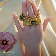 Gold Plated Coin Chain Bracelet