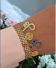Gold Plated Qul Arabic Charm Bracelet