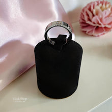 White Gold & Platinum Love Inspired Zircon Ring