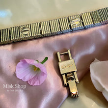 Adjustable love style bangle bracelet in gold and silver stainless steel with removable links