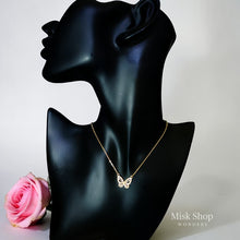 
سنسال فراشة مرصع زركون ذهبي وفضي من Misk Shop