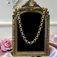 Classic link chain necklace 18K gold plated stainless steel women jewelry