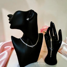 Elegant Minimal Zircon Bridal Jewelry Set
