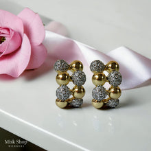 حلق مكس ذهب وفضة مطلي من Misk Shop