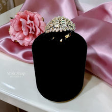 Luxury 4-piece bridal zircon jewelry set with necklace, earrings, bracelet, and ring
