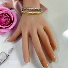 اسوارة فاخرة مرصعة مطلية ذهب من Misk Shop