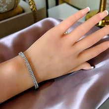Luxury zircon jewelry set with necklace, bracelet, and earrings in emerald green or turquoise blue