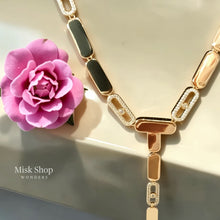 طقم طويل فاخر مستوحى من ميسيكا مرصع بالزيركون من Misk Shop