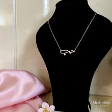 Arabic love necklace with zircon stones from Misk Shop
