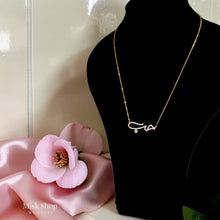 Arabic love necklace with zircon stones from Misk Shop
