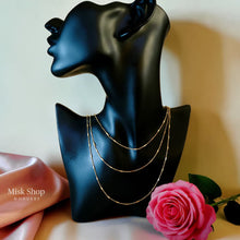 18K gold plated layered necklace from Misk Shop