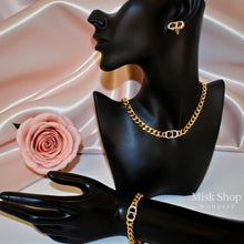 21K gold-plated initial letter zircon necklace