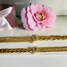 اسوارة عريضة مطلية ذهب مستوحاة من موناكو من Misk Shop