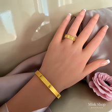Love Gold Bangle – 21K Gold Plated