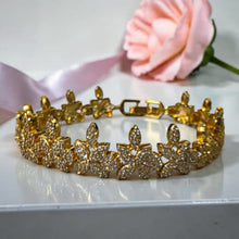 Royal Two-Tone Gold Bridal Zircon Jewelry Set