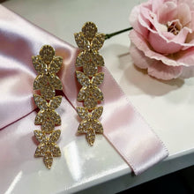 Royal Two-Tone Gold Bridal Zircon Jewelry Set