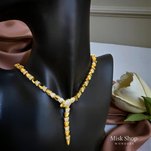 Snake Design Full Jewelry Set – 5A Zircon Gold Plated