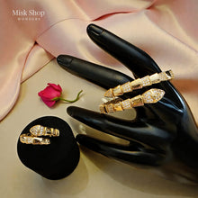 Soft Snake Jewelry Set – 5A Zircon Gold Plated (Free Size)