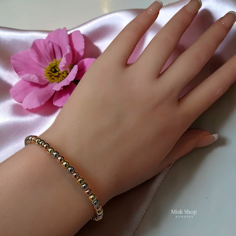 soft-tri-tone-bubble-bracelet-adjustable-misk-shop