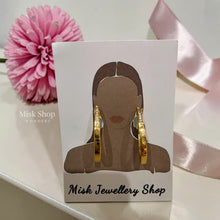 حلق دائري كلاسيك مطلي ذهب 21 من Misk Shop