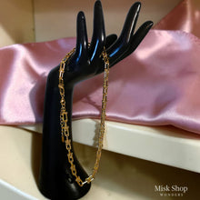 Tiffany inspired classic gold chain necklace 18k gold plated elegant design from Misk Shop
