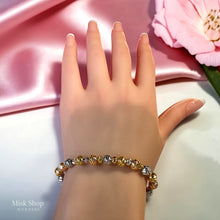 tri-tone-bubble-bracelet-gold-silver-rose-adjustable-misk-shop