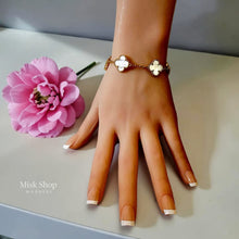 اسوارة فان كليف صدف طبيعي وجهين من Misk Shop