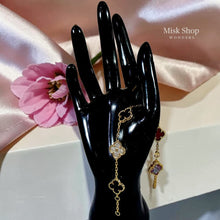 اسوارة فان كليف مستوحاة صدف طبيعي مع زيركون 5A تصميم فاخر من Misk Shop