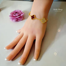 اسوارة فان كليف مستوحاة صدف طبيعي مع زيركون 5A تصميم فاخر من Misk Shop