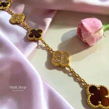 اسوارة فان كليف مستوحاة صدف طبيعي مع زيركون 5A تصميم فاخر من Misk Shop