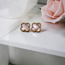 حلق فان كليف مستوحى صدف طبيعي تصميم فاخر من Misk Shop